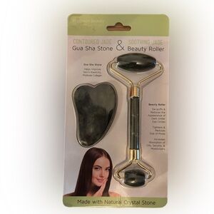 Precision Beauty Jade Beauty Roller and Gua Sha Stone